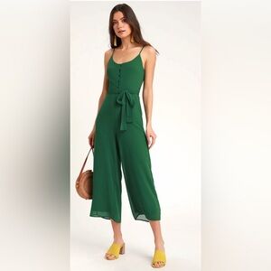 Lulu’s green jumpsuit, size small